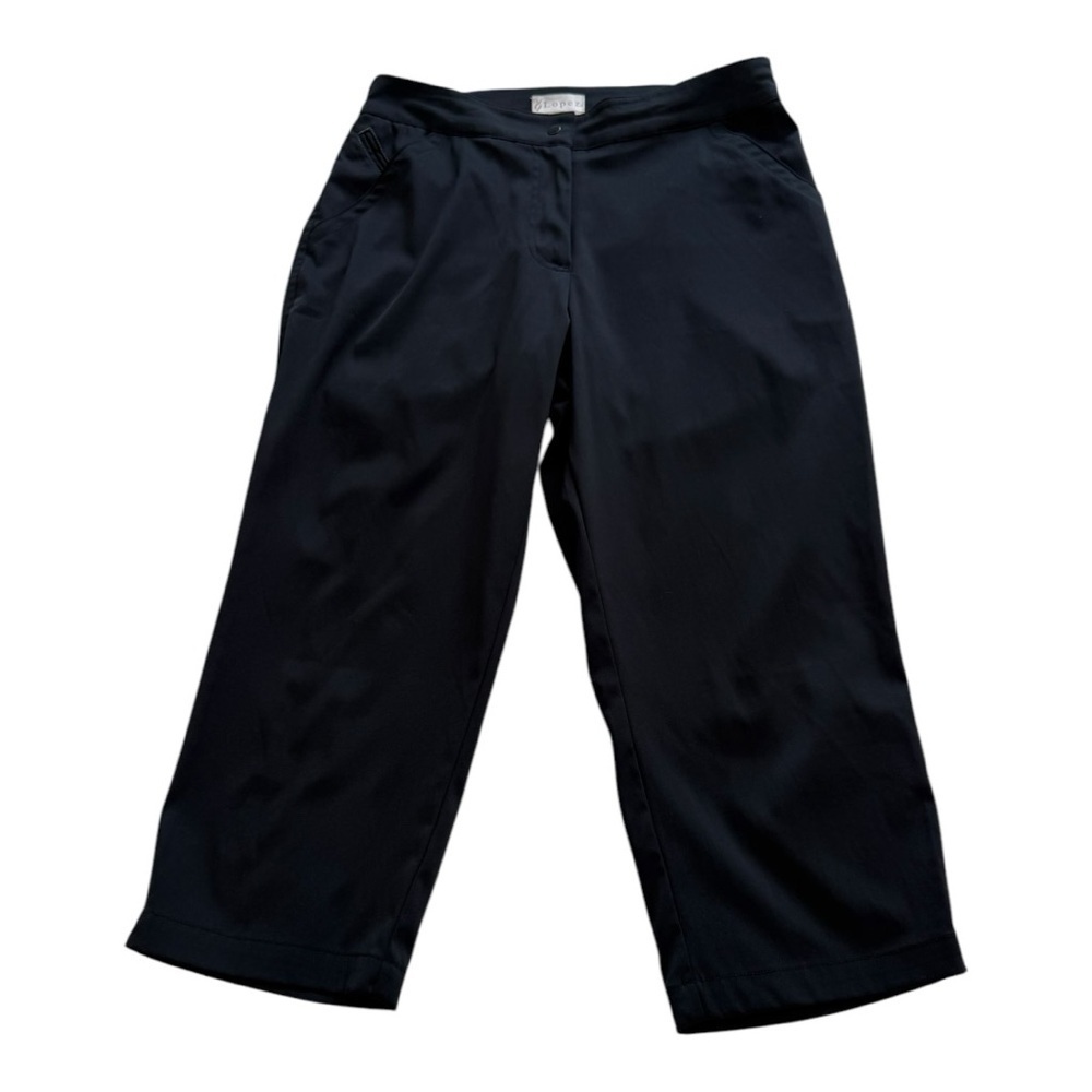 Nancy Lopez Women’s Black Capri Golf Pants - Size 8